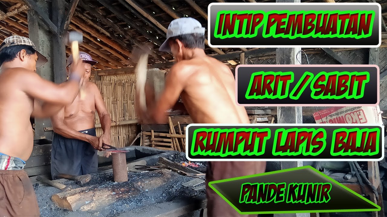 buat sabit rumput pande kunir