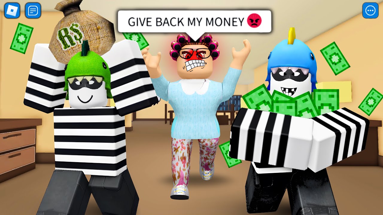 ROBLOX Rob The House💰СМЕШНЫЕ МОМЕНТЫ (БАБУШКА 2)