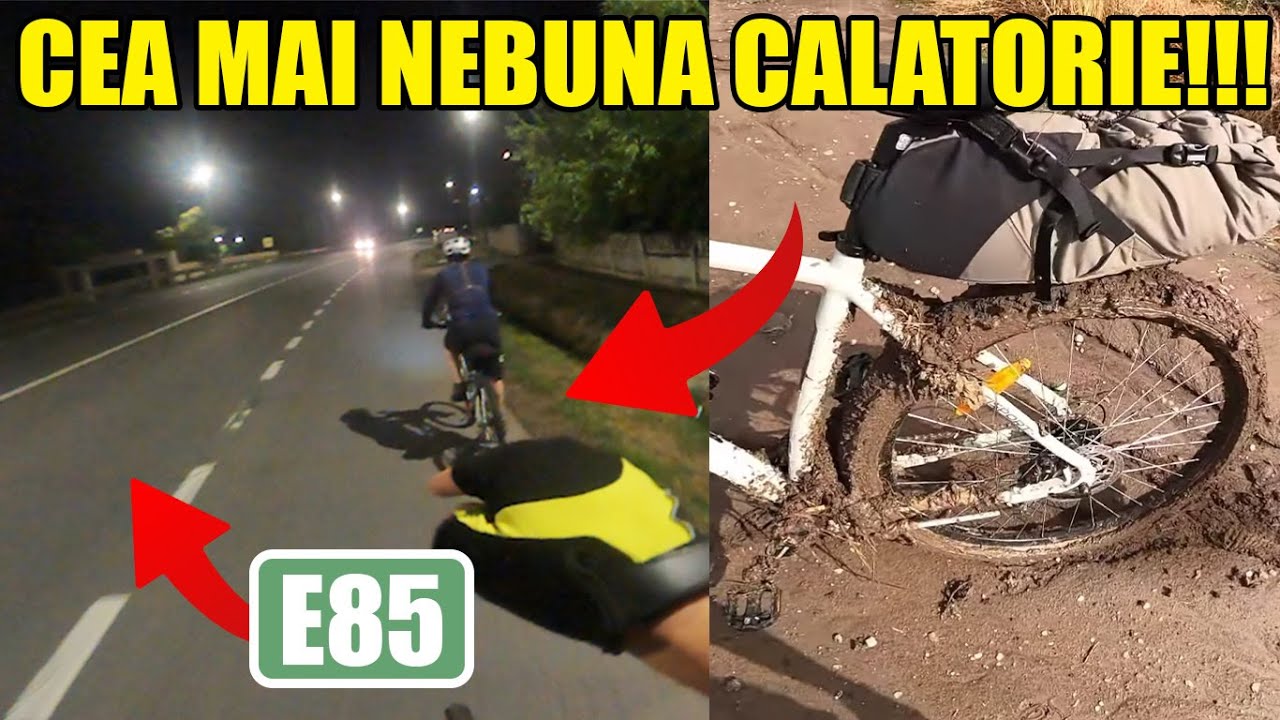 Pe DRUMUL MORTII (E85) cu BICICLETA, noaptea, fara lumini | Bike & Travel 2 cu AFISPORT M3