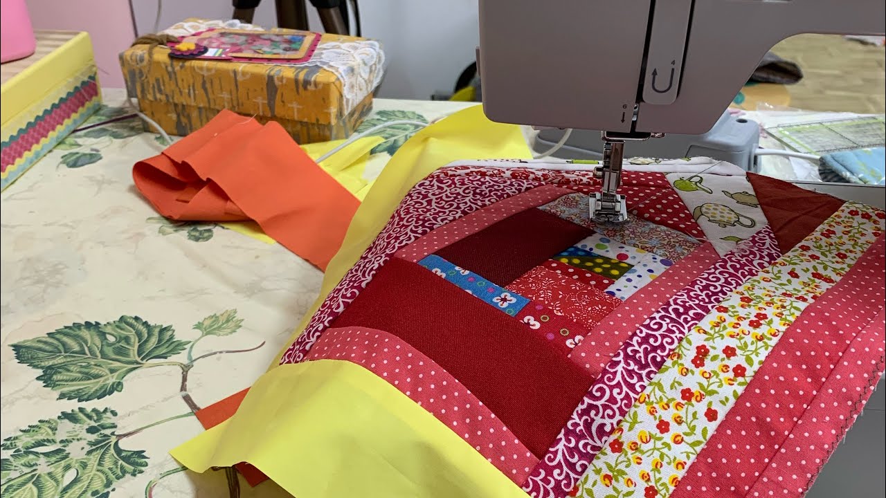 Manta para sofá - Patchwork / Sashing
