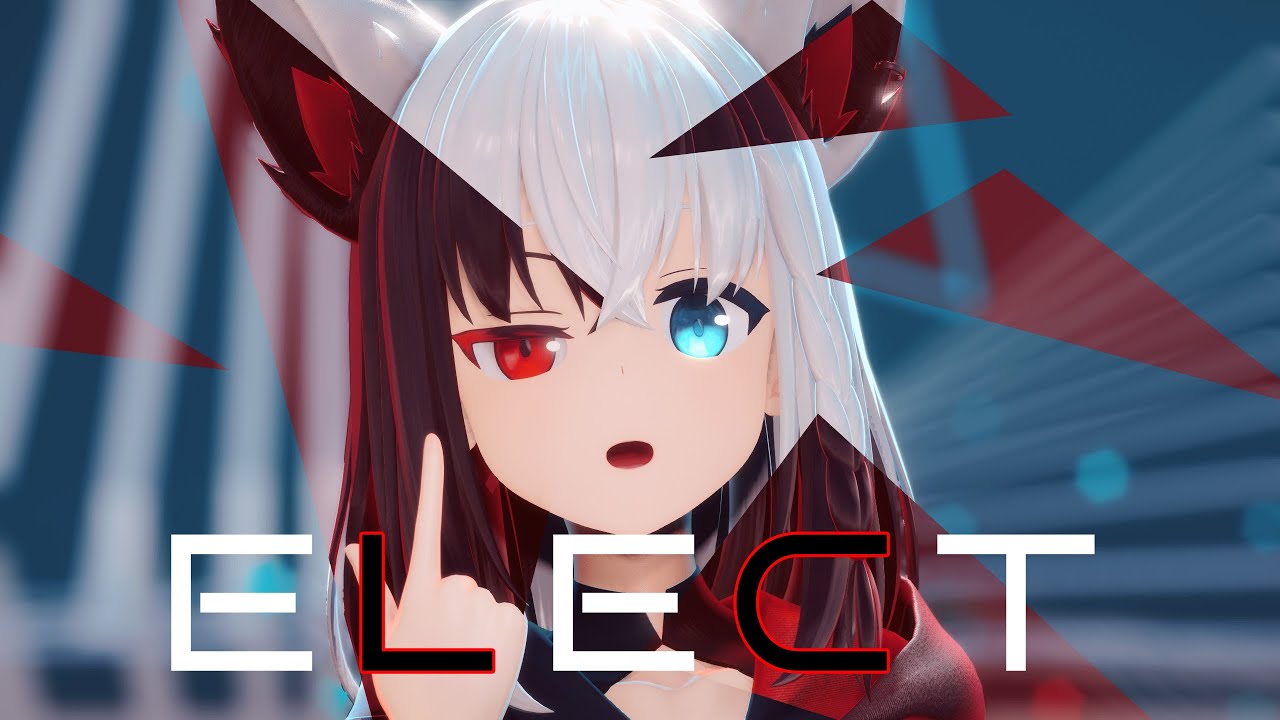 【MMDホロライブ】ELECT【白上フブキ＆黒上フブキ】
