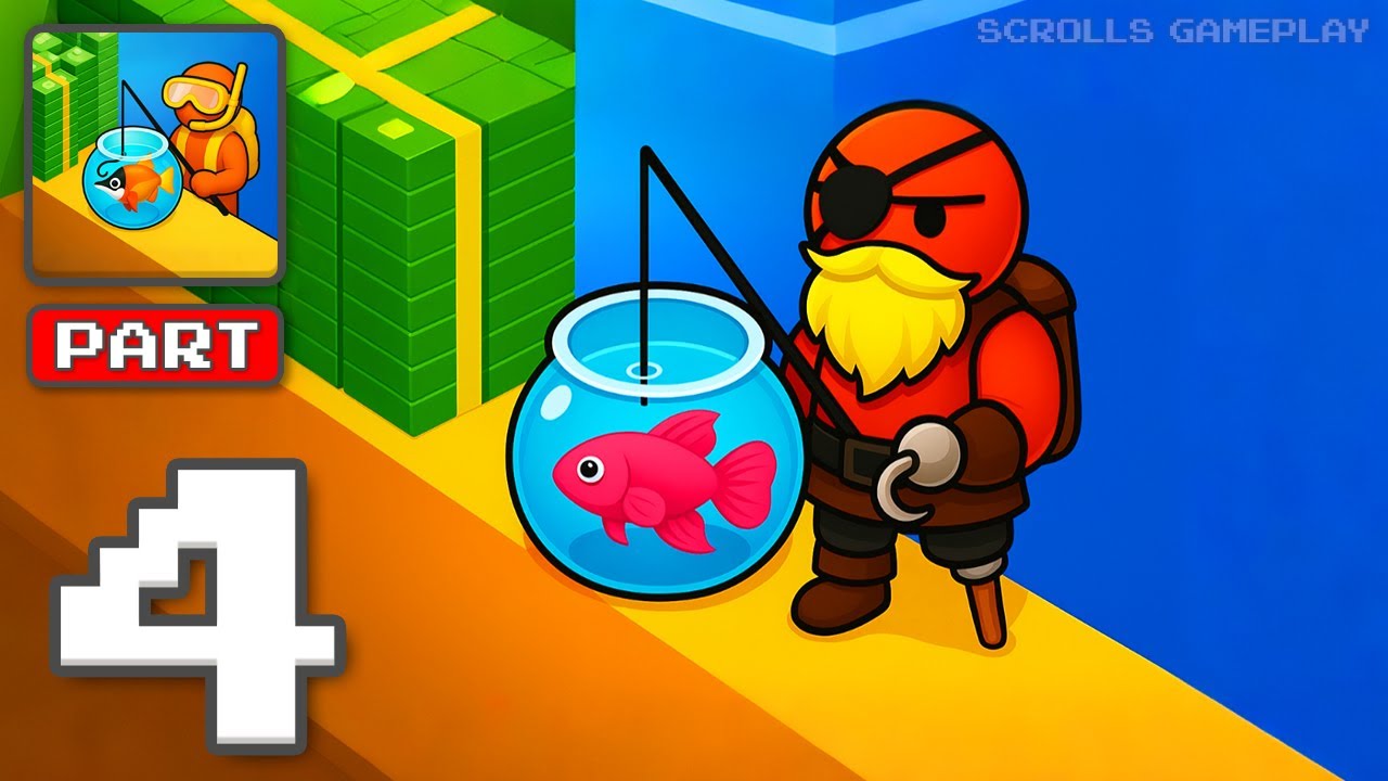 Aquarium Land: Fishbowl World - Gameplay Walkthrough Part 4 - Underwater Zoo Builder (iOS, Android)