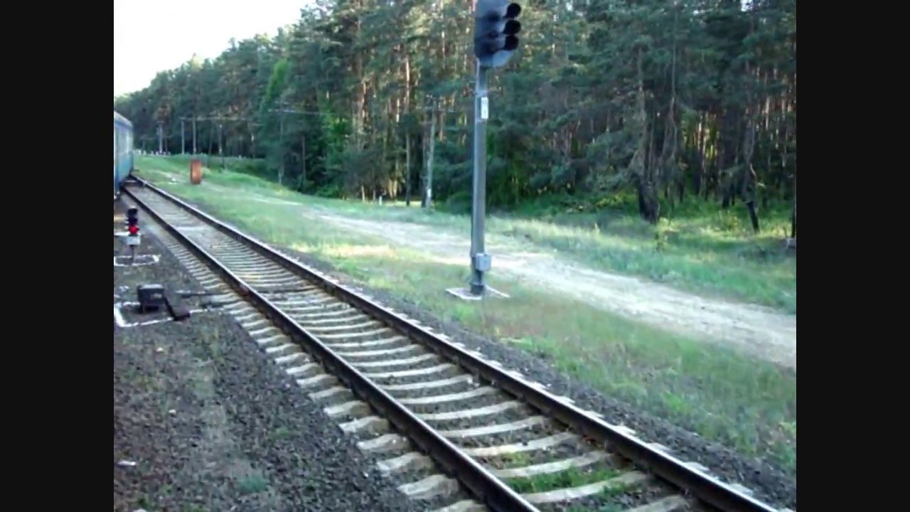 Красота и романтика из поезда на Черкассы (Украина)