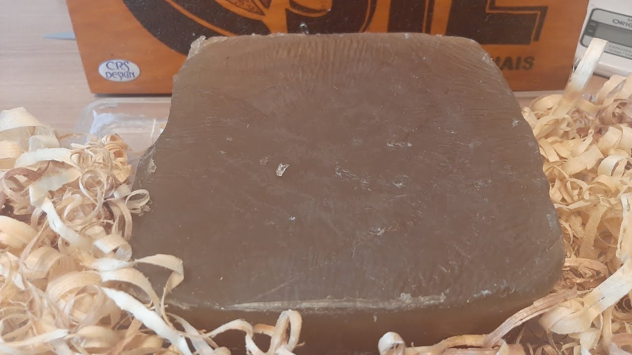 Base glicerinada para sabonete de manjericão. 🍃