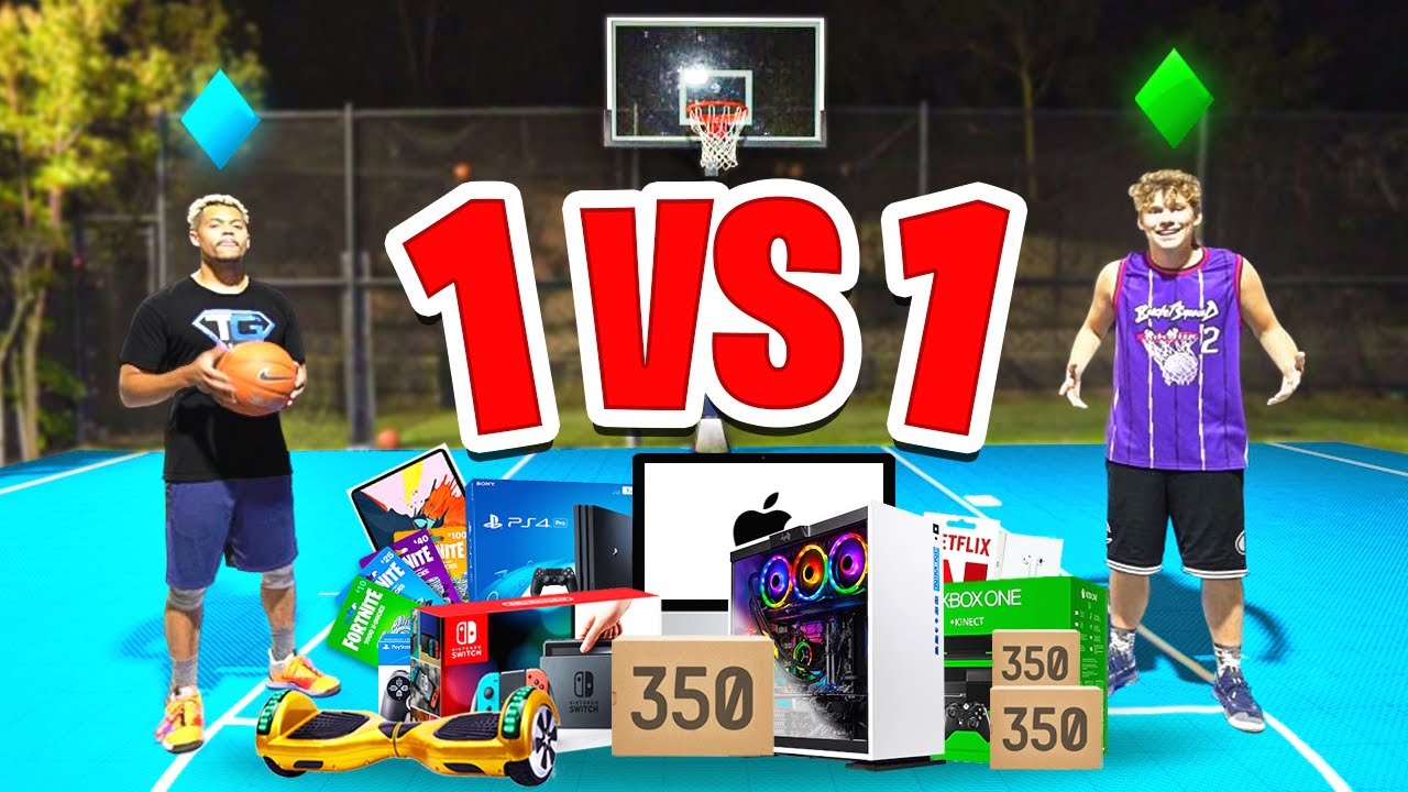 Beat Me 1 vs 1 NBA Basketball, I'll Buy You Anything...
