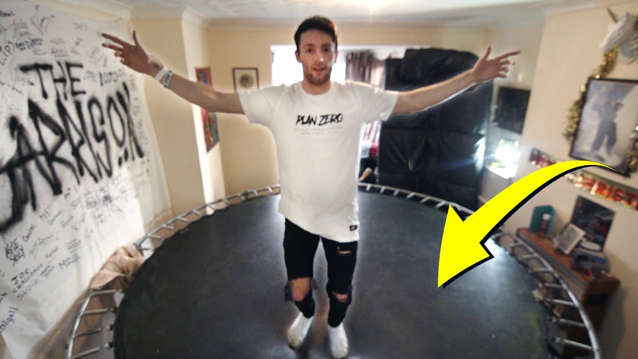 TRAMPOLINE IN THE HOUSE!