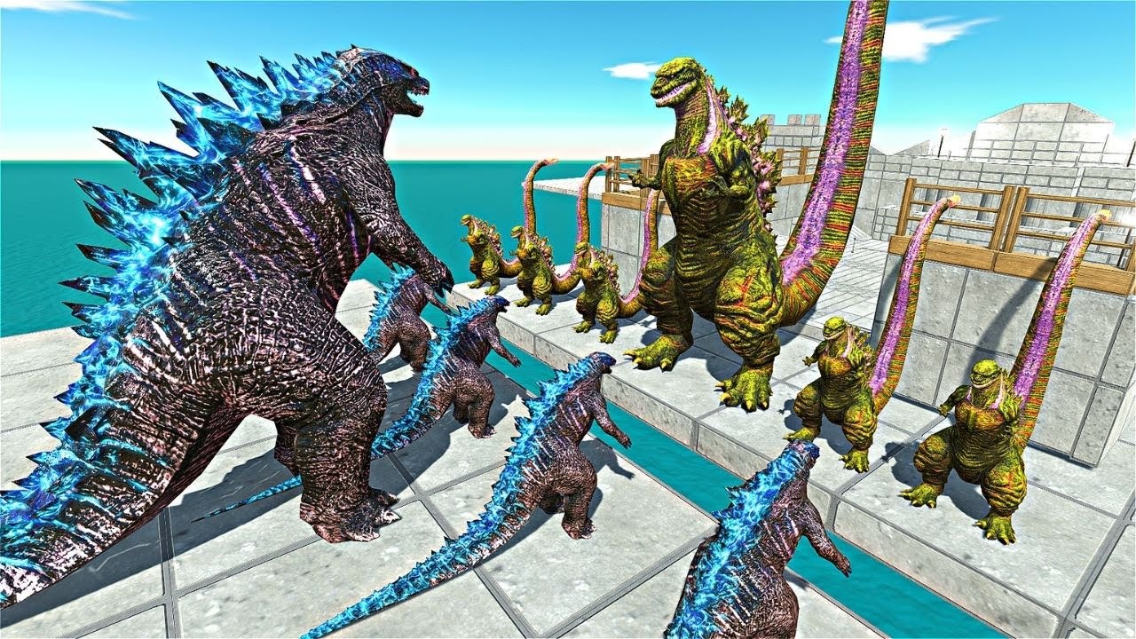 The WAR for Legendary Supremacy Begins | Godzilla vs Shin Godzilla - Animal Revolt Battle Simulator