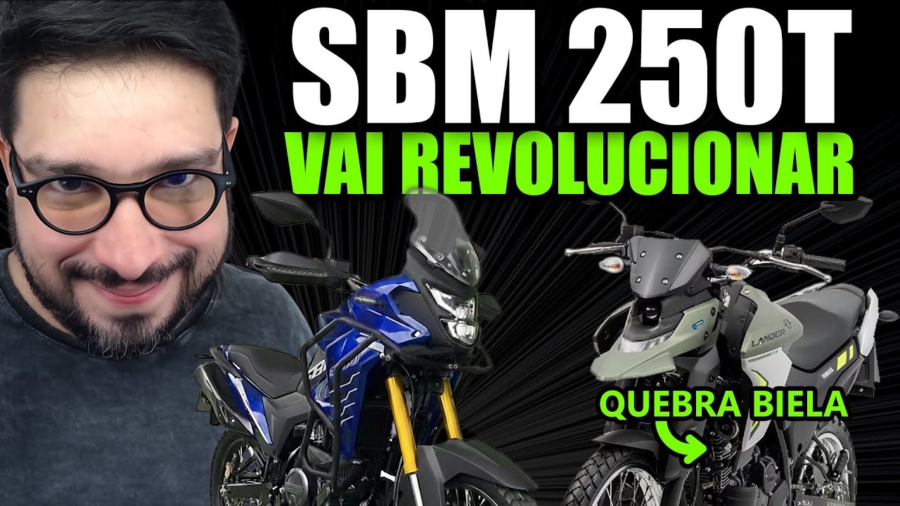 SBM 250T vai revolucionar o mercado - Yamaha Lander 250 sobe parede e quebra a biela
