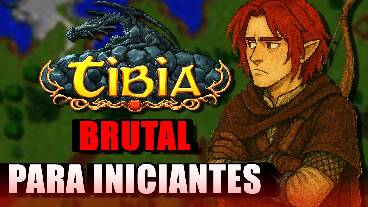 JOGANDO TIBIA PELA PRIMEIRA VEZ ( MAIS DE 1 HORA E NÃO SAI DO TUTORIAL)