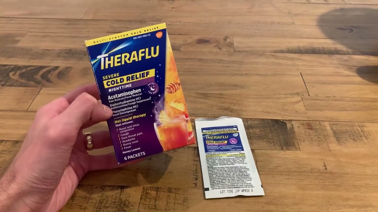 Theraflu Nighttime Severe Cold Relief Honey Lemon Flavor Powder Review