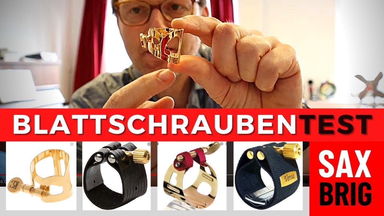 Blattschrauben Saxophon: Ligaturen von BG (Duo) und Rovner - Blattschrauben im Check -Daily Sax #230
