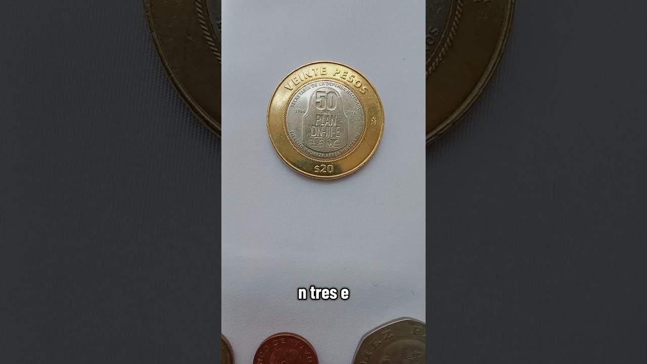 Moneda de 20 pesos Conmemorativa del 50 Aniversario del Plan de Contingencia DN-III-E