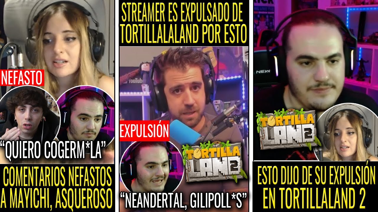 MAYICHI VICTIMA De ACOSO En TORTILLALAND 2  y AURON EXPULSA a STREAMER PEQUEÑO | JABU TORTILLALAND 2