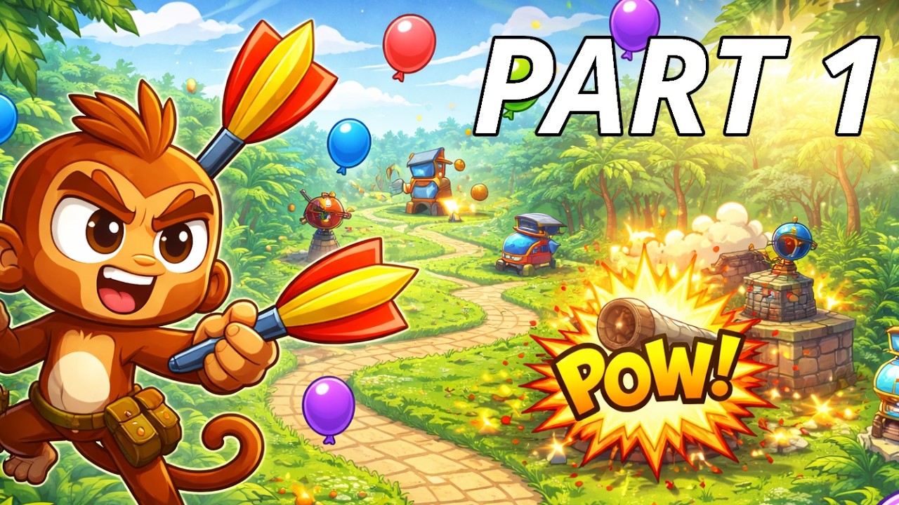 Bloons TD6 Gameplay - Part 1 (Monkey Meadow 