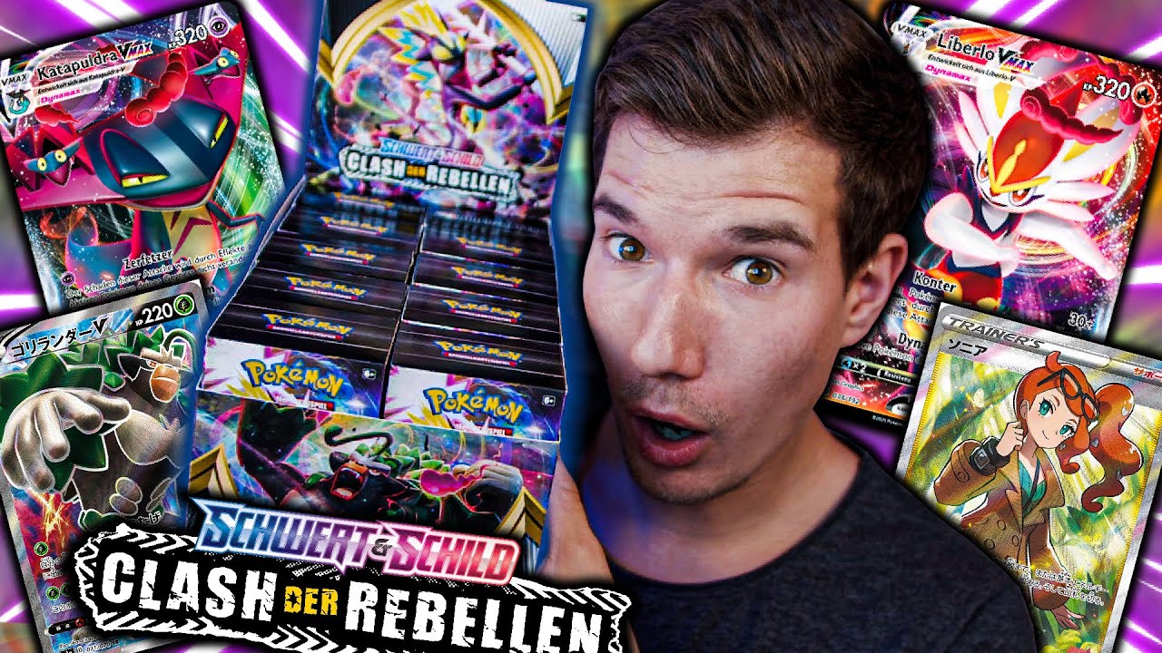 Wir öffnen eine GANZE Booster Box 😍 POKÉMON Clash der Rebellen Opening