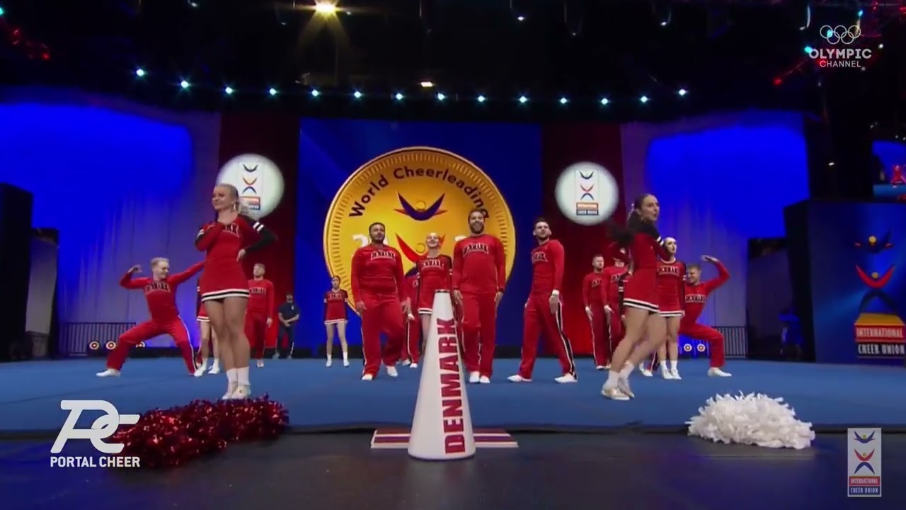 Team Denmark Coed Elite ICU World Cheerleading Championship 2024 Finals