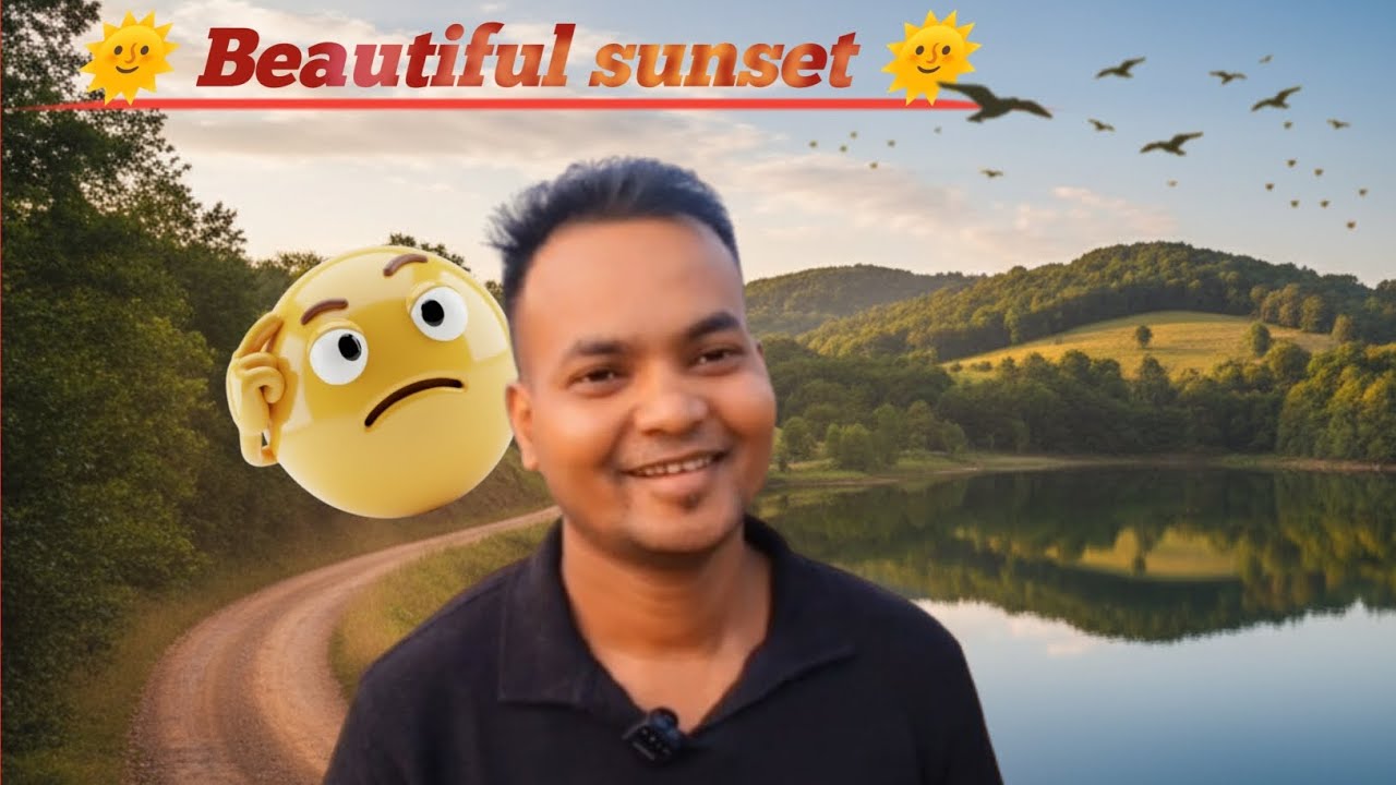 Most Beautiful Sunset View || Cinematic Nature Vlog 🌅Peaceful Sunset Vlog | Golden Sky Evening Vibes
