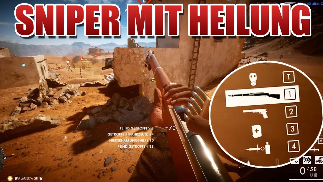 Snipergewehr und Medi Waffe in einem... Battlefield 1
