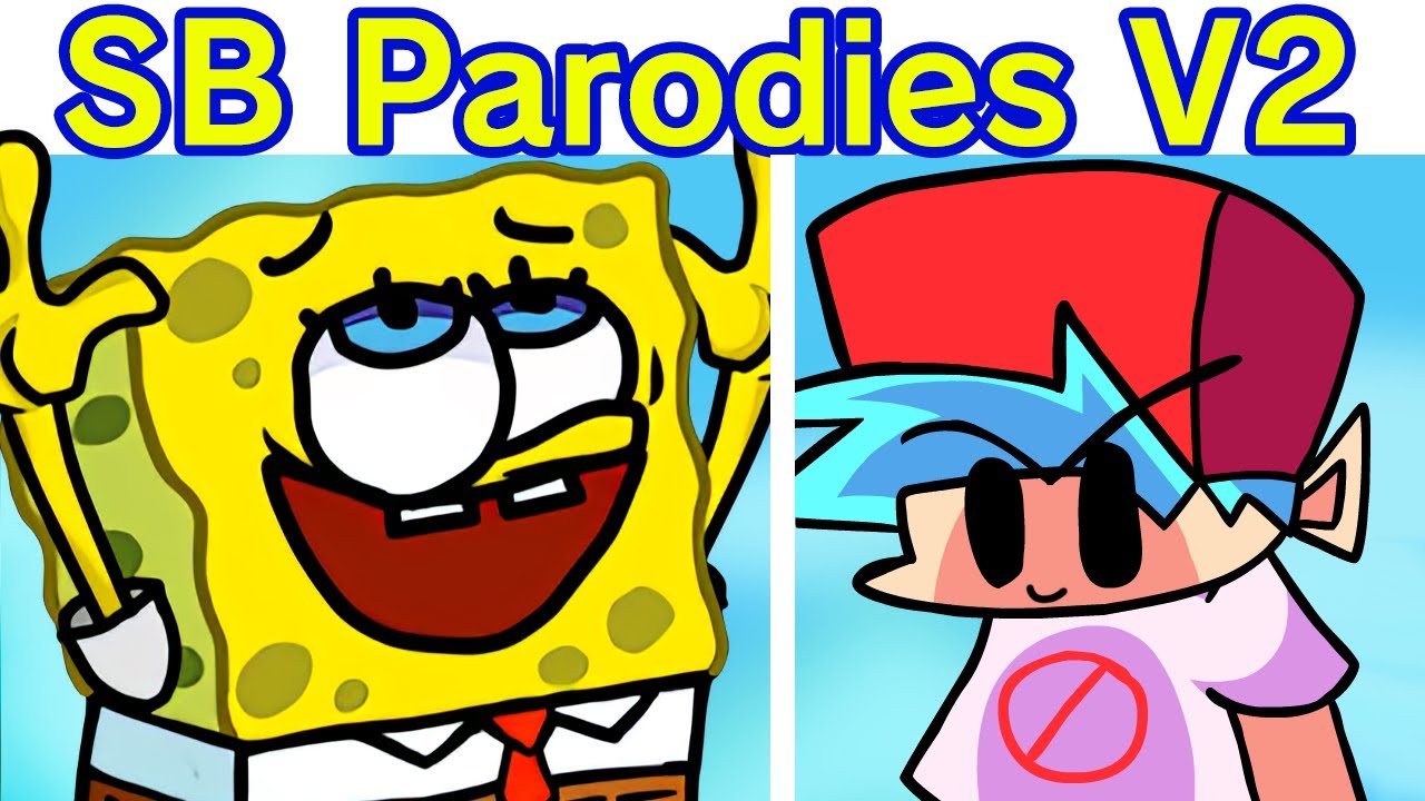 Friday Night Funkin' VS Spongebob Parodies V2 FULL WEEK + References (FNF Mod/Spongebob Squarepants)