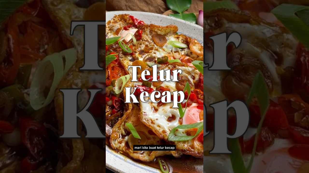 Masak SatSet dibawab 20 menit⏱Yuk bikin Telur Kecap! #telurkecap #menusatset #masaksimple
