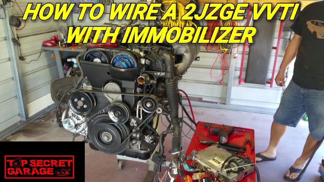 КАК ПОДКЛЮЧИТЬ 2JZGE VVTI С ИММОБИЛАЙЗЕРОМ