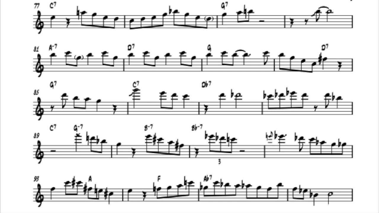 Take the Coltrane - John Coltrane Solo Transcription