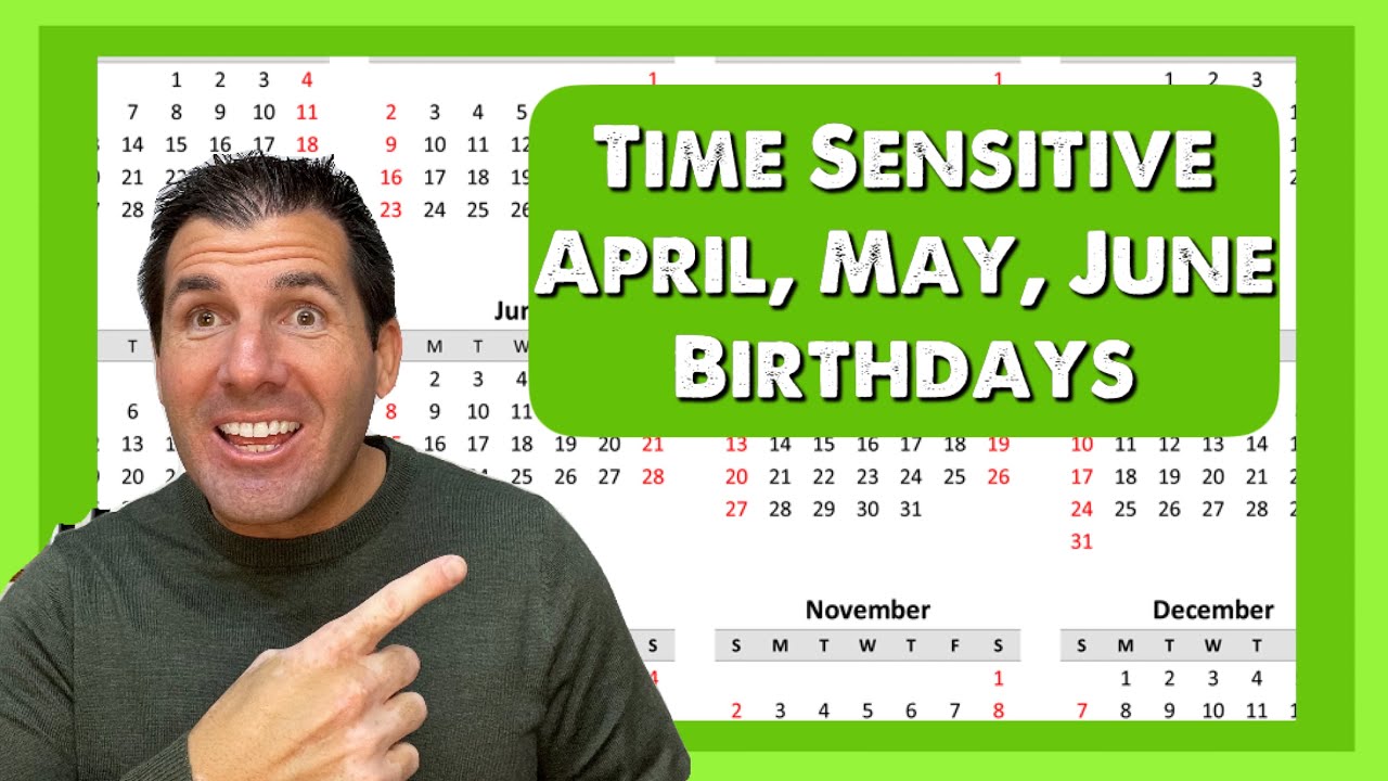 Time Sensitive: Turning 65 in April, May or June? Please Take Note of This