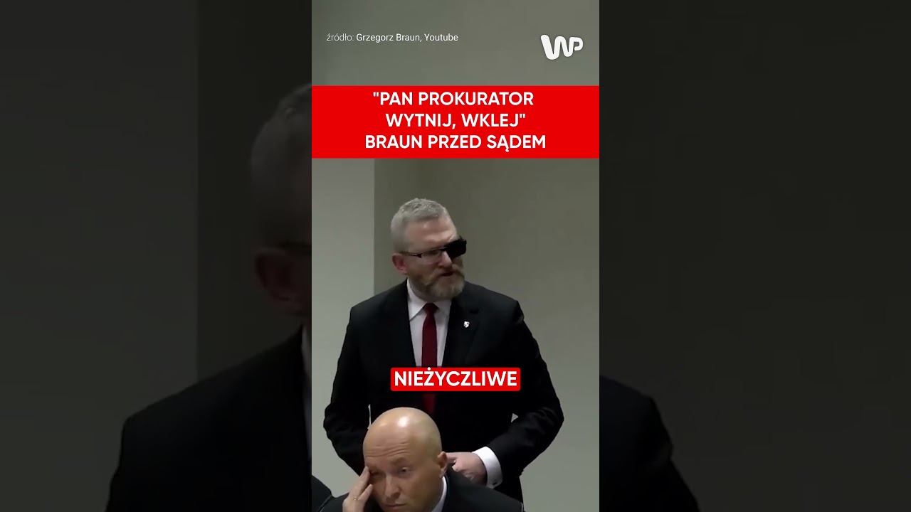 Braun zarzuca insynuacje. Chciał wyłączyć sędziego ze składu