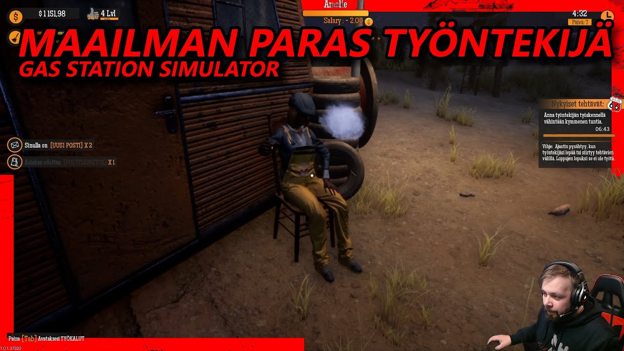 MAAILMAN PARAS TYÖNTEKIJÄ | GAS STATION SIMULATOR | PÄIVÄ 5