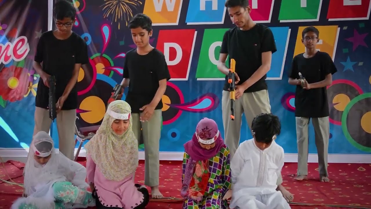 Kashmir day performance by students