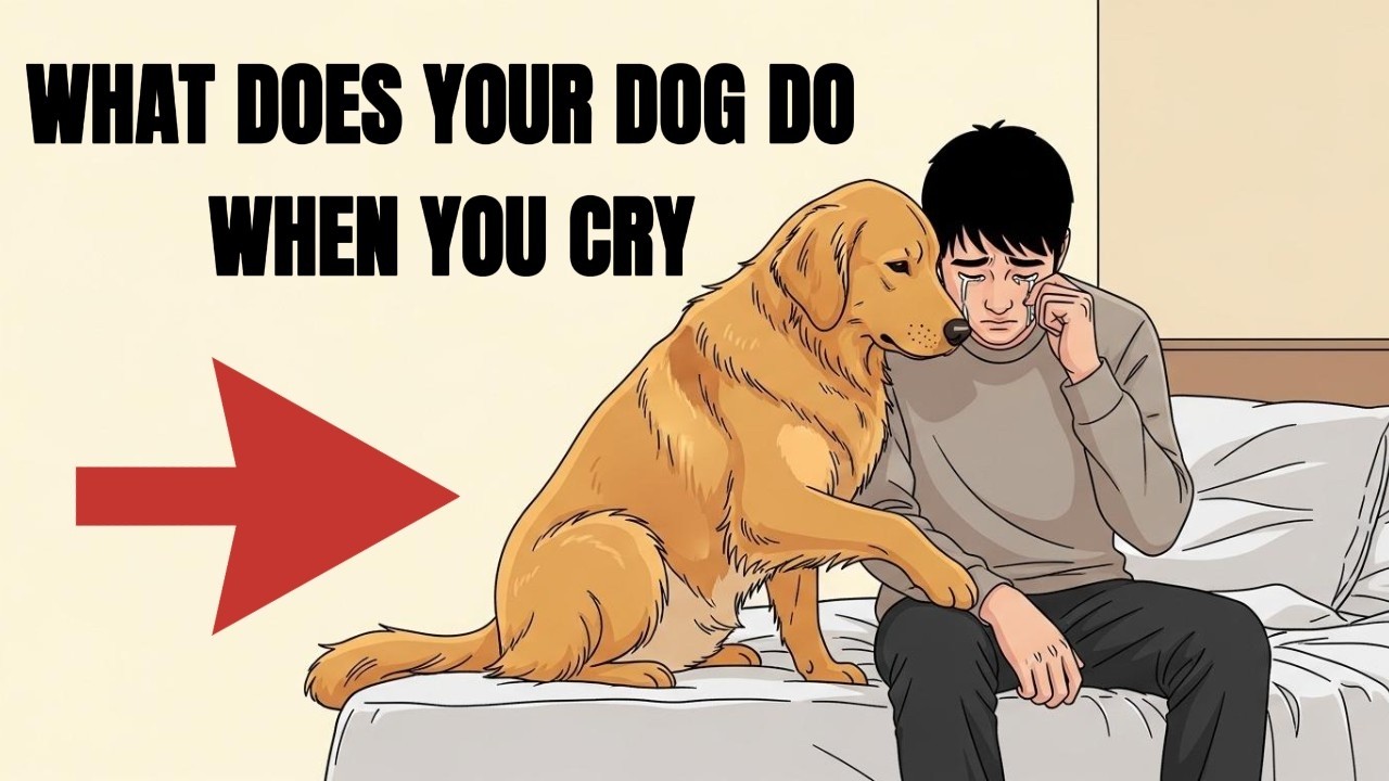 Psychology of Dogs When You Cry!(What They Actually Do)