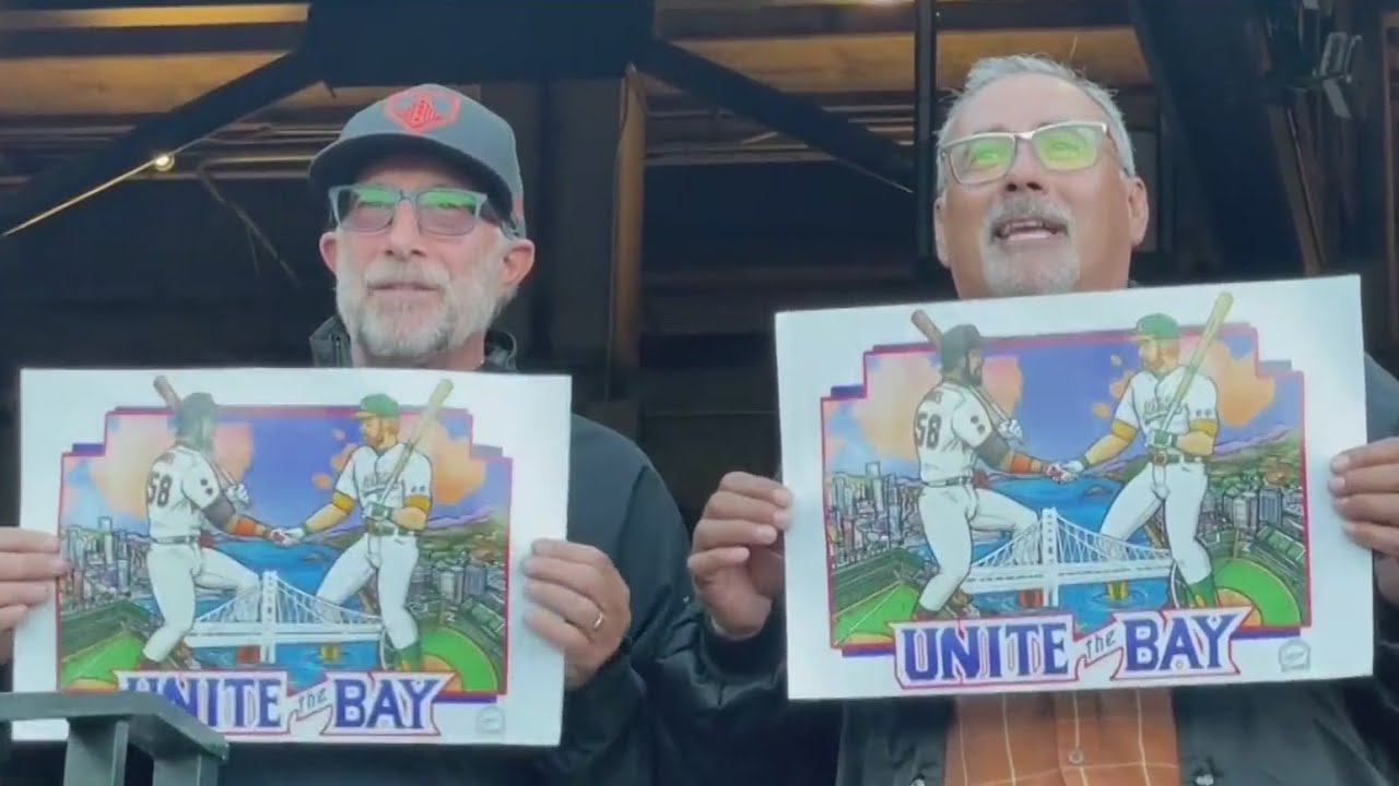 A's and Giants fans unite in protest at Oracle Park to keep Athletics in Oakland