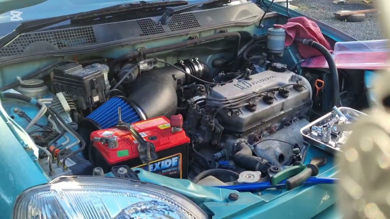 Fitting a performance intake on a slow honda (Honda Logo GA3 D13B)