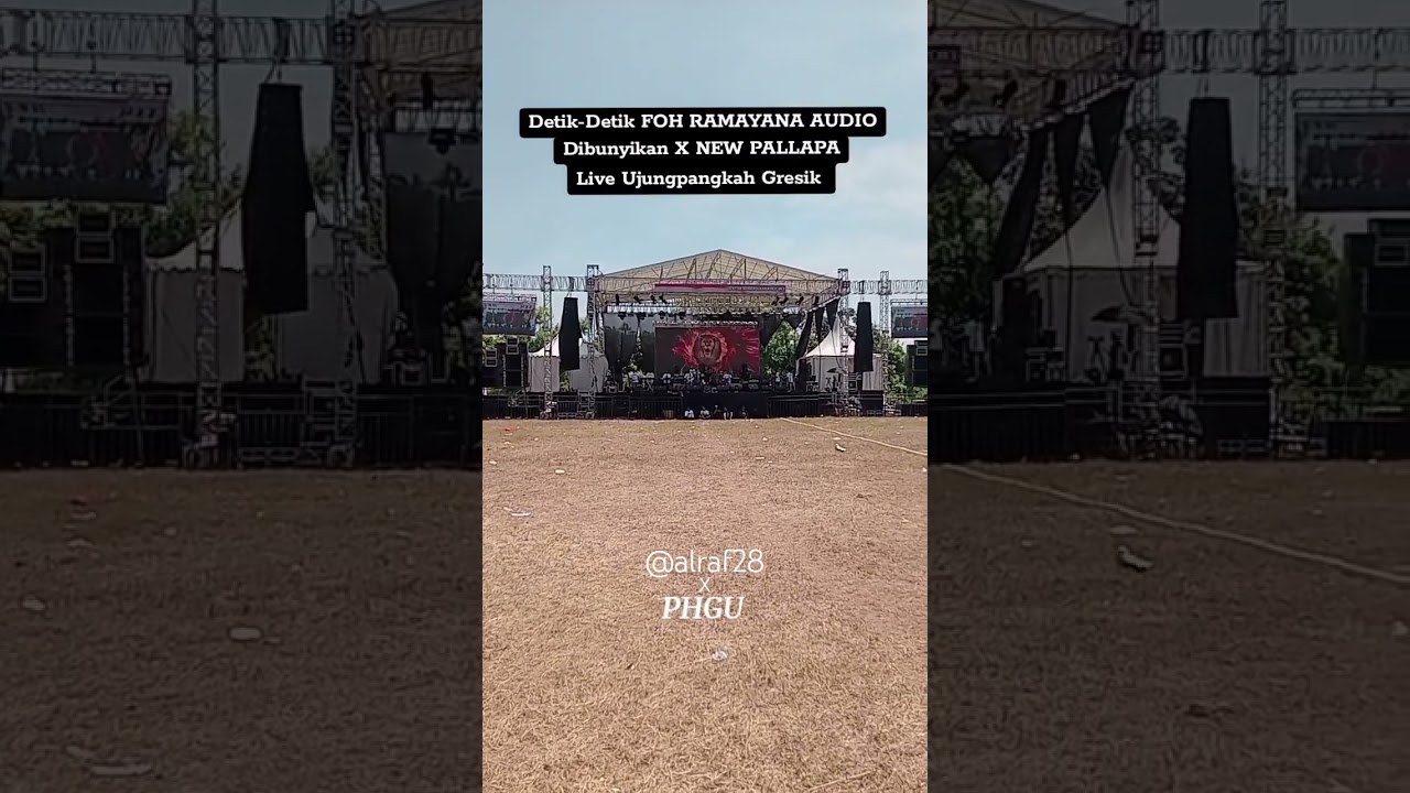 Detik detik FOH Ramayana Audio Dibunyikan #newpallapa #ramayanaaudio #live #shorts