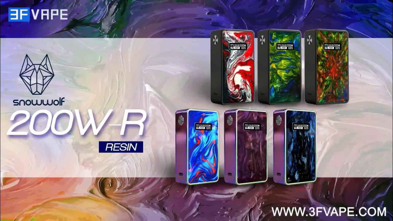 Snowwolf 200W-R 235W  Box Mod - 10~235W, a versatile device