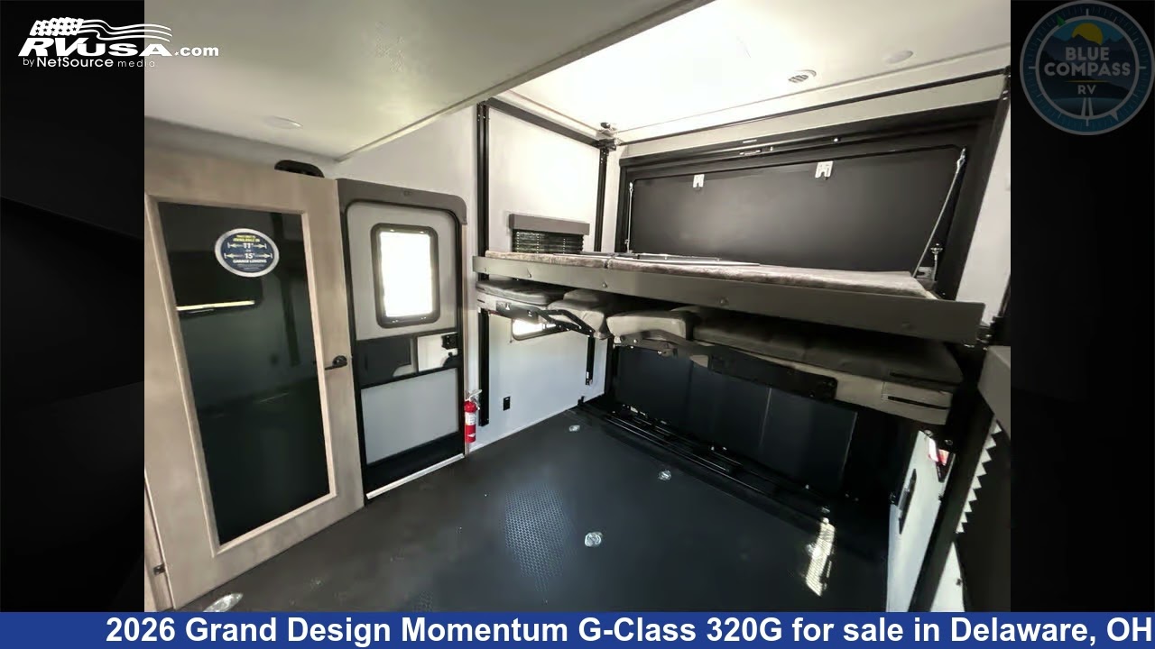 Eye-catching 2026 Grand Design Momentum G-Class Toy Hauler RV For Sale in Delaware, OH | RVUSA.com