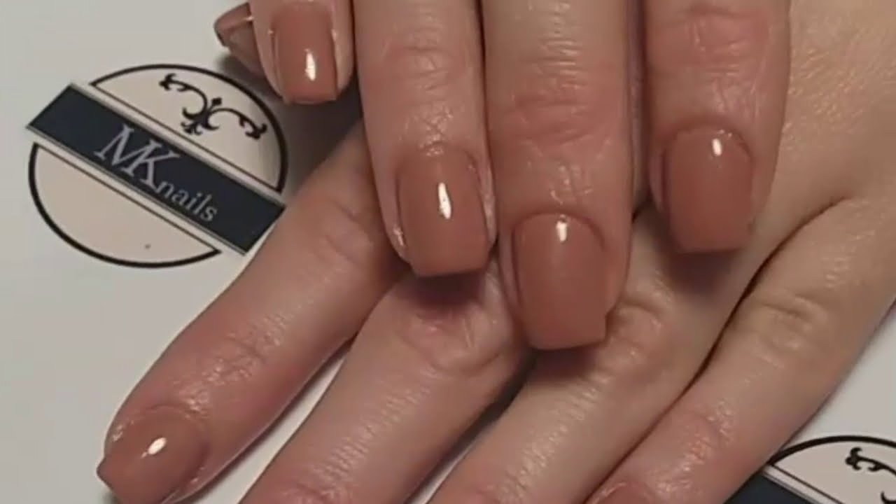 Ενίσχυση ημιμονιμου με • SEMILAC HARDI • GEL polish • rubber base •