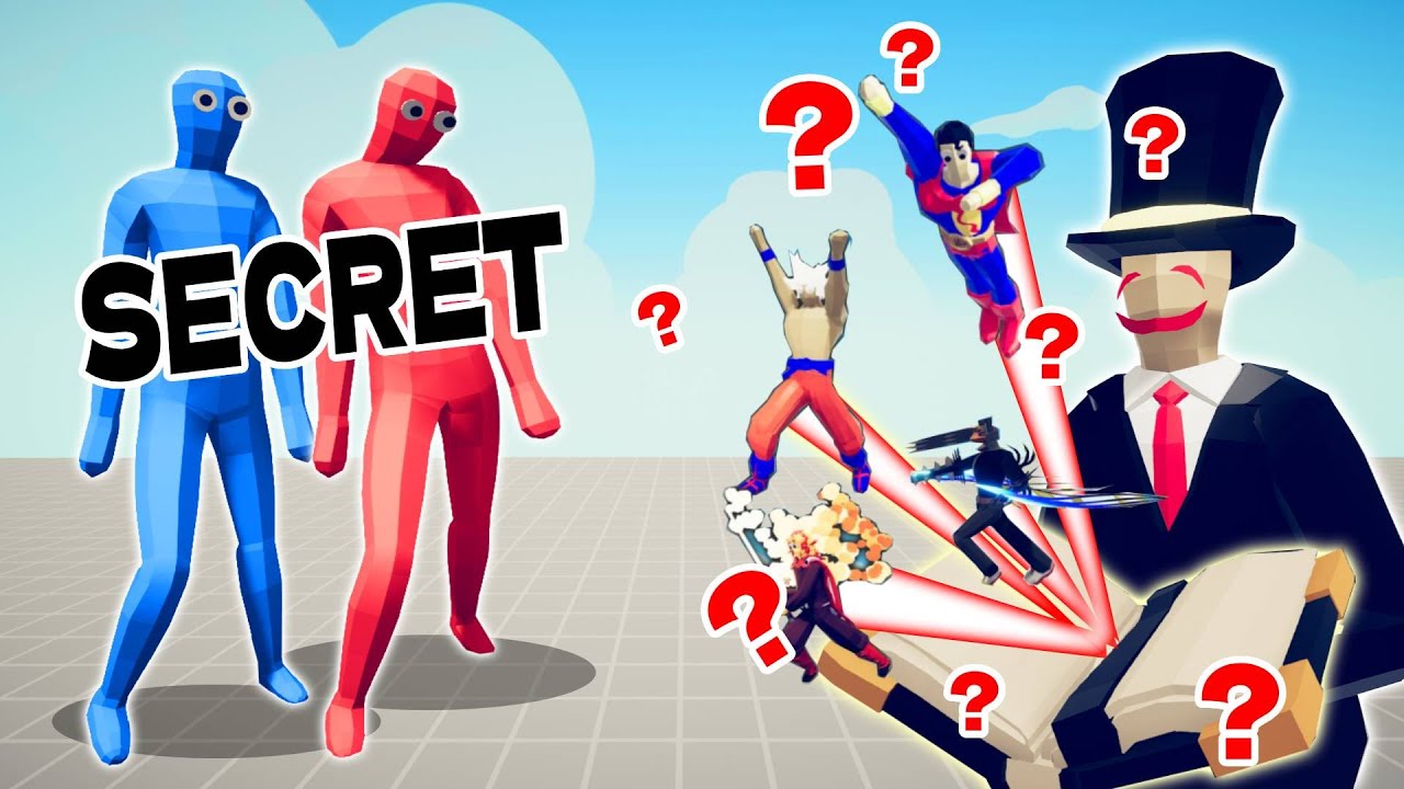 RANDOM CREATIVE UNIT VS 2x SECRET UNITS | TABS - Totally Accurate Battle Simulator
