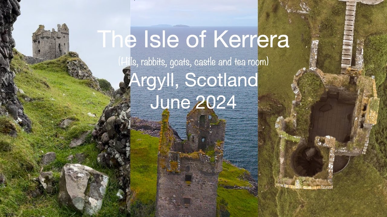 The Isle of Kerrera, Argyll, Scotland: A grand day out nr Oban with a fine castle and tea room