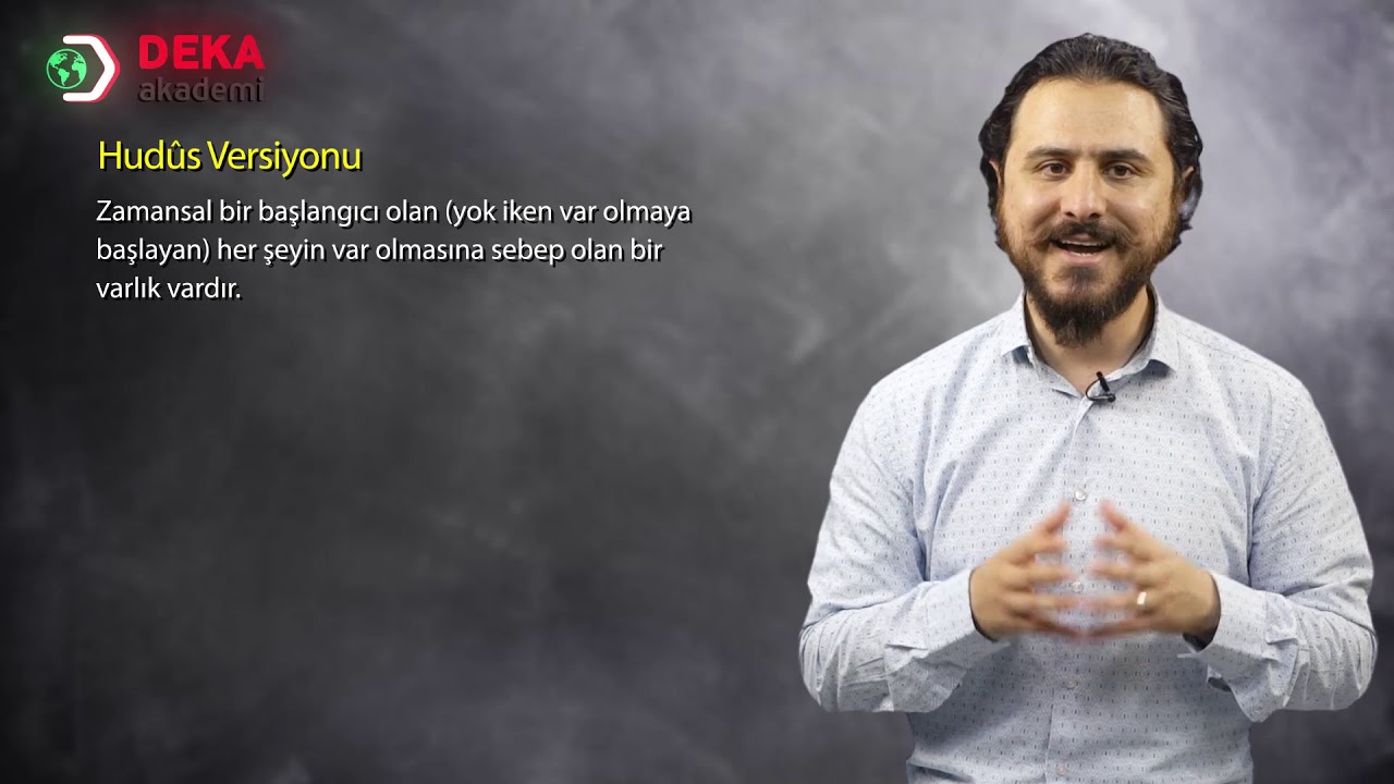 008 - DİKAB ÖABT - Kozmolojik Kanıt - İSA ABİDOĞLU