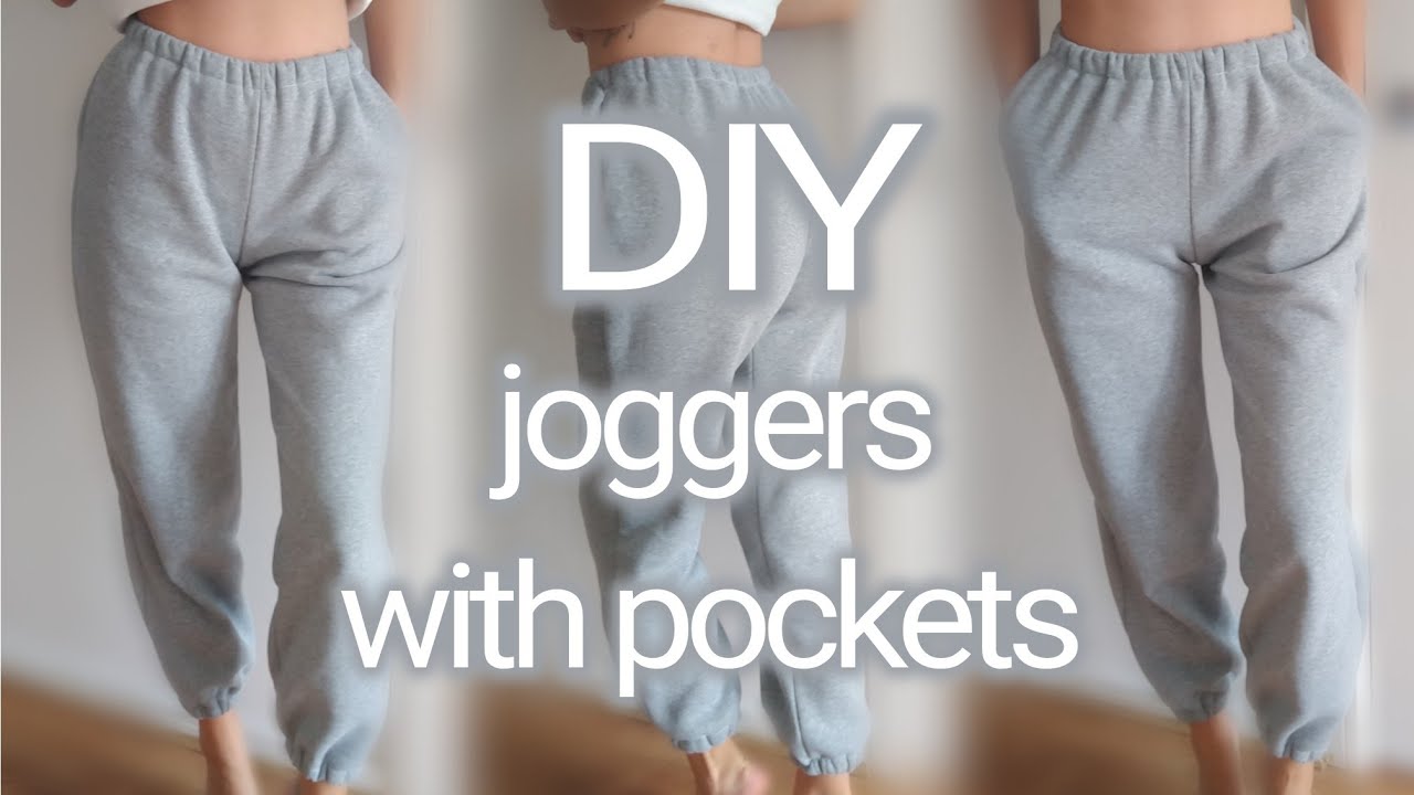 DIY joggers with pockets from scratch - incl. DIY pattern - aka getting ready for a second lockdown