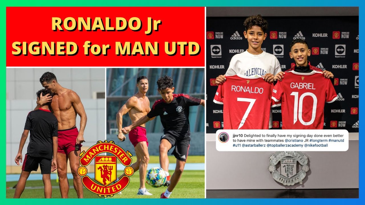 RONALDO JR OFFICIALLY SIGNS FOR MANCHESTER UNITED | Latest news | GOALFEED