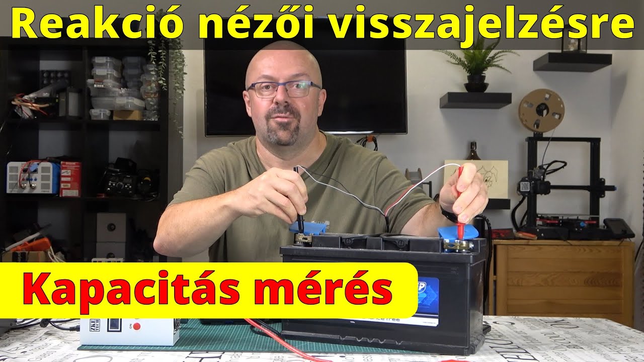 Reakció nézői visszajelzésre - Kapacitás mérés