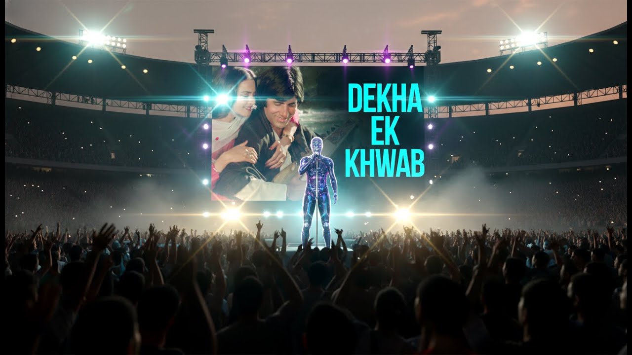 Dekha Ek Khwab Live Concert Style | Retro Bollywood Performance by Ai ✨