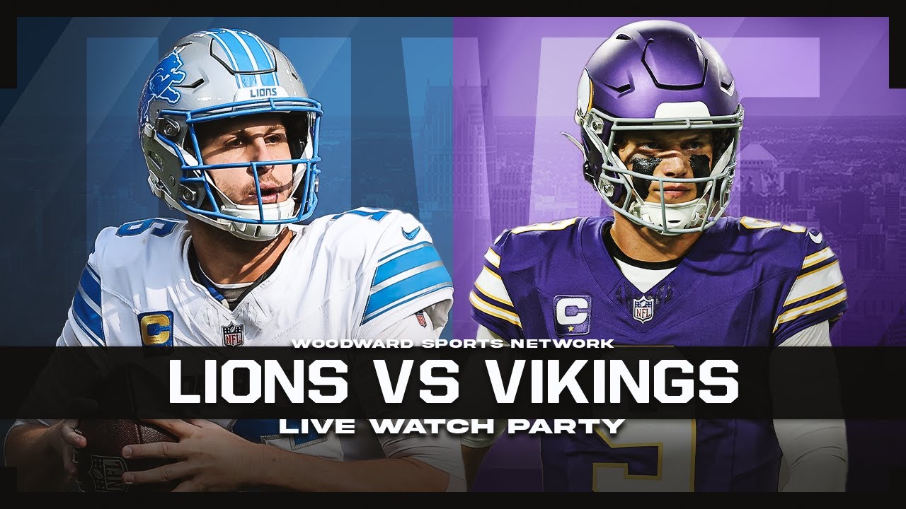 DETROIT LIONS VS. MINNESOTA VIKINGS LIVE WATCH PARTY | NFL Week 17 | December 25th, 2025