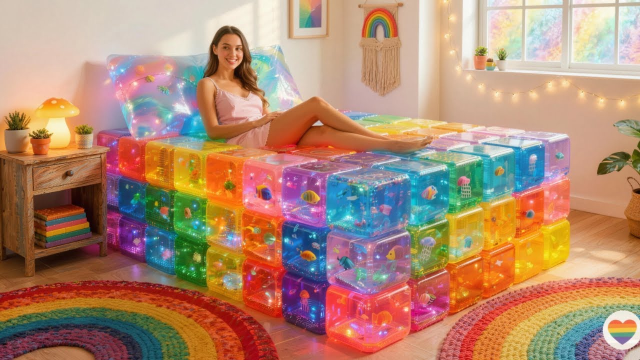 Which Fantasy Dream Bed Would You Choose? 🛏️🦋 Oddly Satisfying AI ASMR | Peaceful Night Vibes