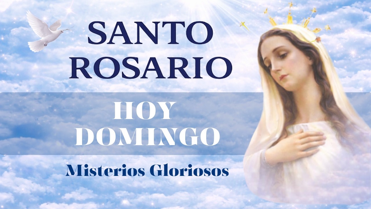 🌹 Santo Rosario de Hoy Domingo | Misterios Gloriosos | 15 Marzo 2026