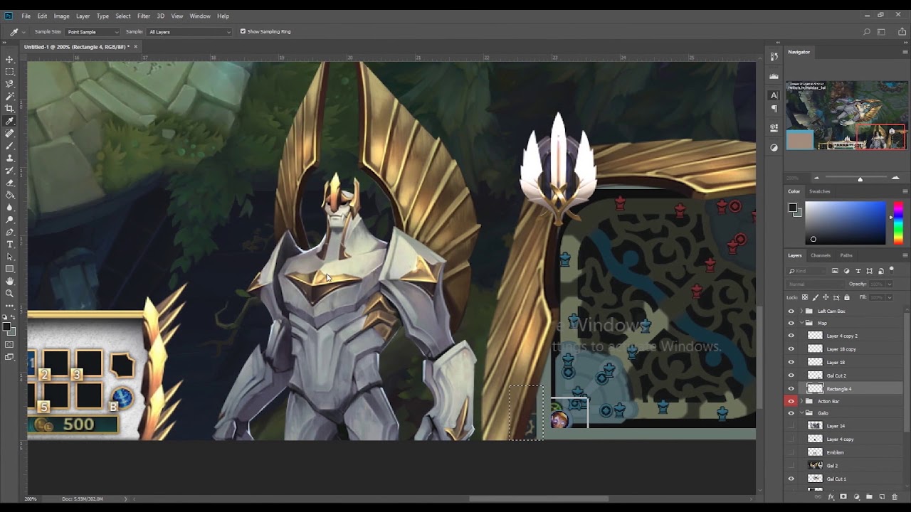 Design Time: Galio Overlay For League Of Legends Streamer Roidzz!