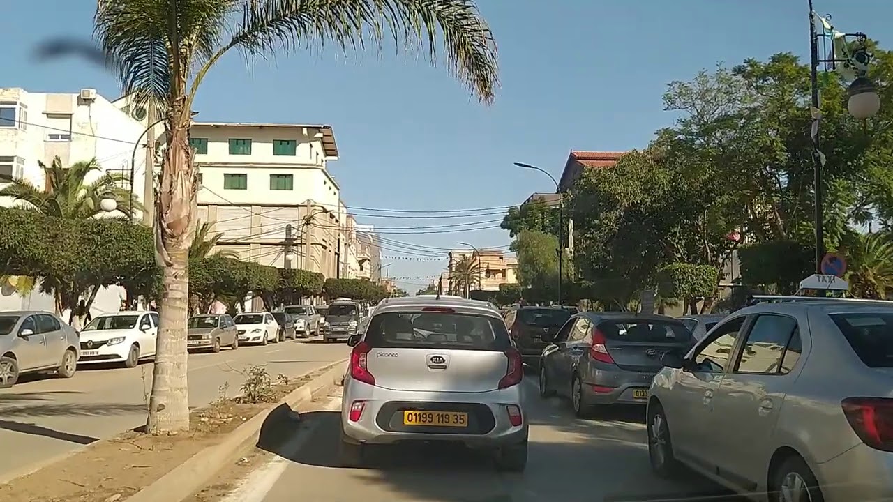 جولة في مدينة رغاية التي كبرت كثيرا😎ملاحظة تحسن كبير في شبكة الطرقات😙🙂😍😉