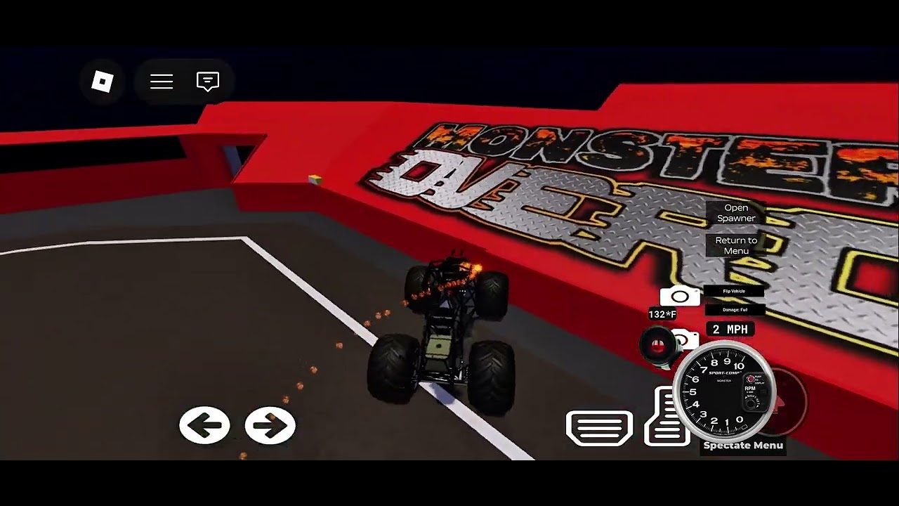 Four monster trucks freestyle OVERDRIVEN #monstertrucksoverdriven #roblox
